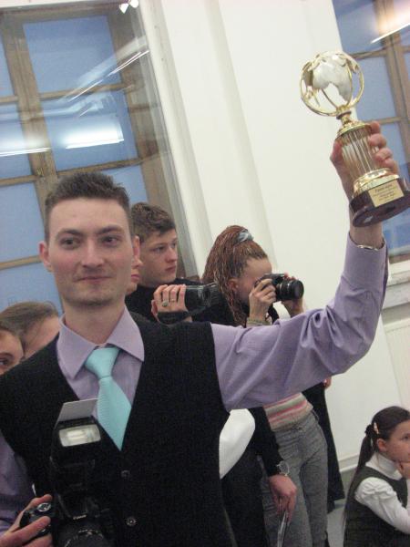 Обладатель Гран-при фестиваля Евгений Разумный 