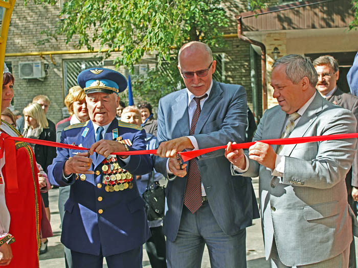 Открытие Ветеранского дворика 2012 г.